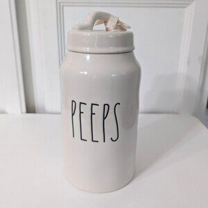 Rae Dunn 'PEEPS' Ceramic Canister